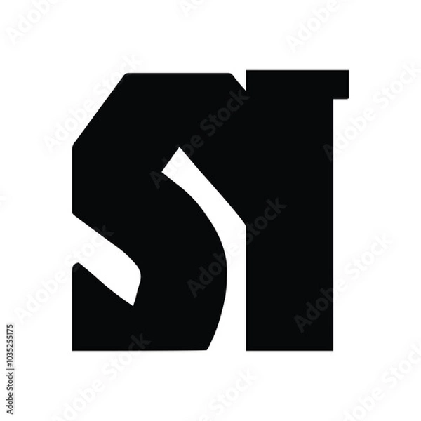 Obraz Bold Bengali Alphabet Vector Set