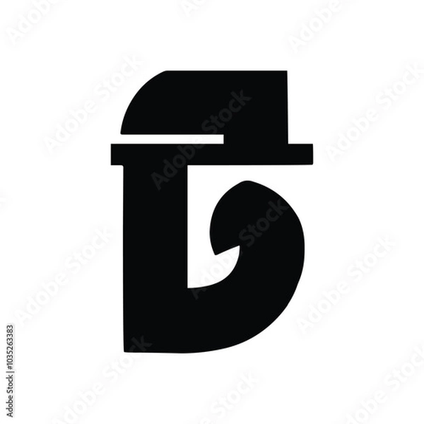 Obraz Bold Bengali Alphabet Vector Set