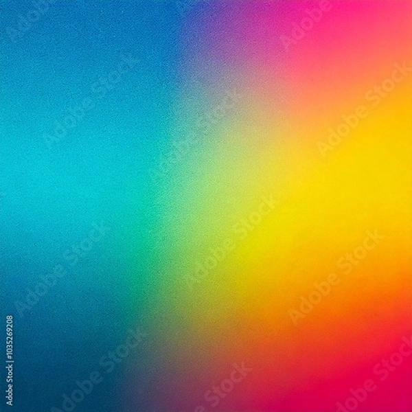 Fototapeta cmyk grainy gradient color background, abstract gradient color with noise texture