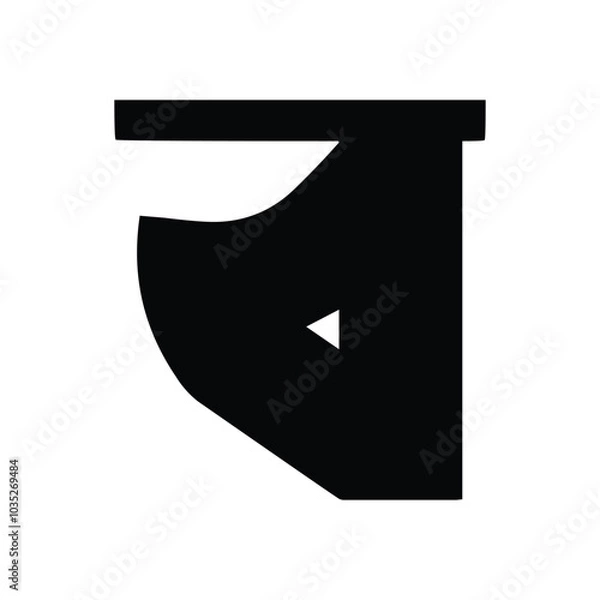 Obraz Bold Bengali Alphabet Vector Set