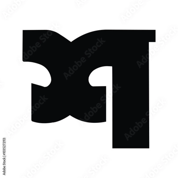 Obraz Bold Bengali Alphabet Vector Set