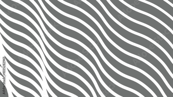 Obraz Grey white wave pattern abstract background for backdrop or fabric style