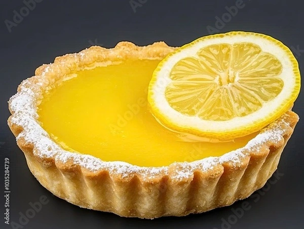 Fototapeta Elegant Classic Lemon Tart 