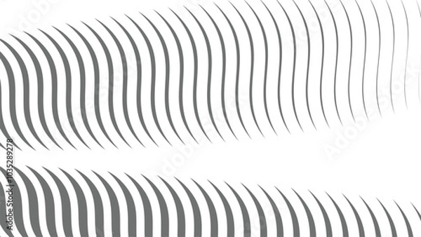 Fototapeta Grey white wave pattern abstract background for backdrop or fabric style