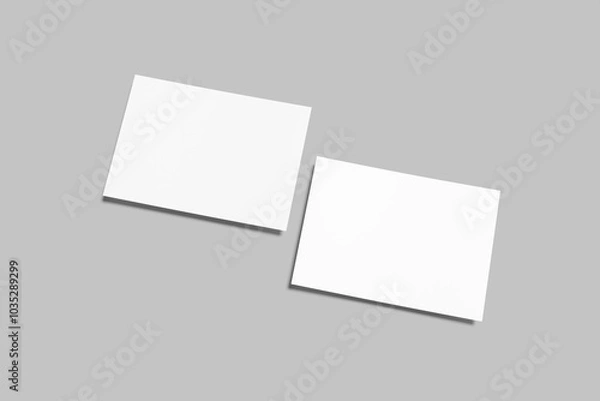 Fototapeta Postcard Blank Mockup