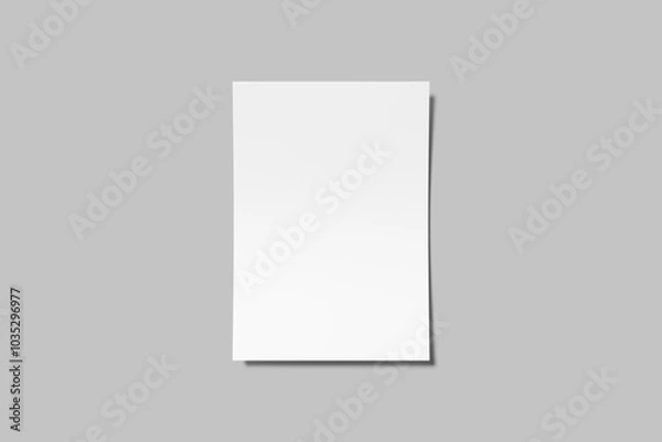 Obraz A4 Flyer Blank Mockup