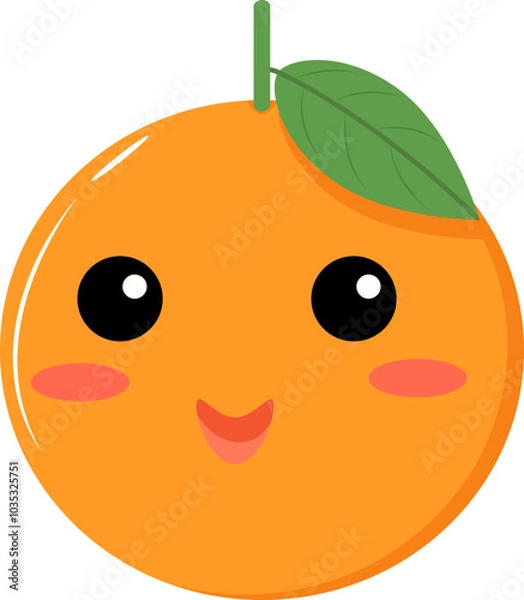 Fototapeta cute orange