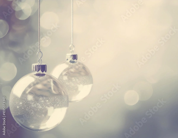 Obraz Christmas baubles