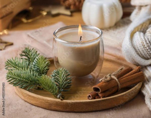 Fototapeta Christmas still life