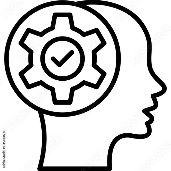 Obraz Cognitive Icon