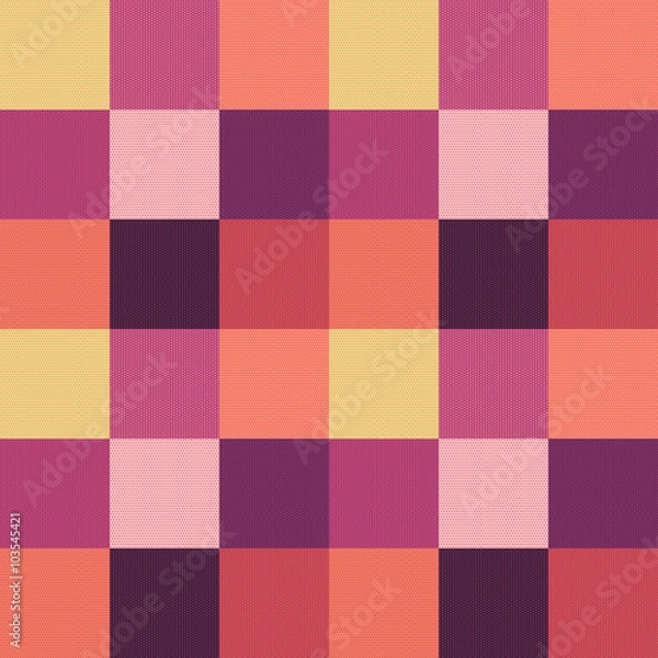 Fototapeta Polka dot seamless wallpaper pattern or background set.