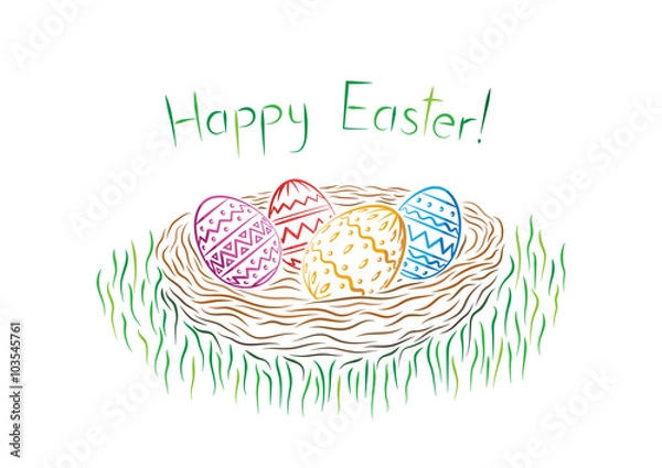 Fototapeta Happy Easter!