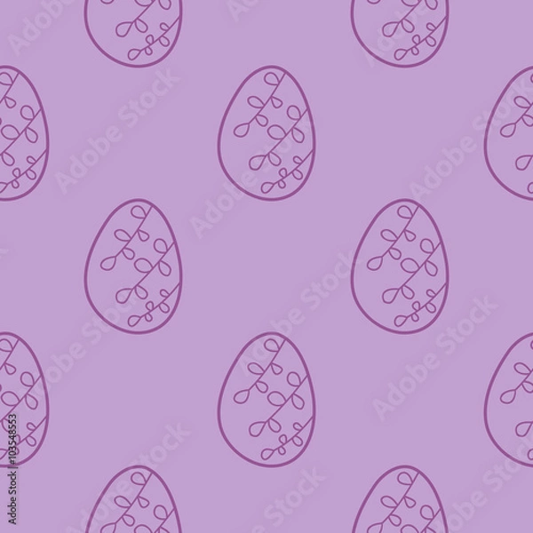Fototapeta Stock vector easter egg background for your design