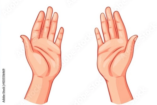 Fototapeta Applause Sign. Joyful Red Applause Sign on White Isolated Background