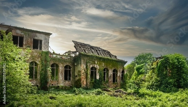 Fototapeta The Silence of Abandoned Spaces: A Study of Forgotten Places