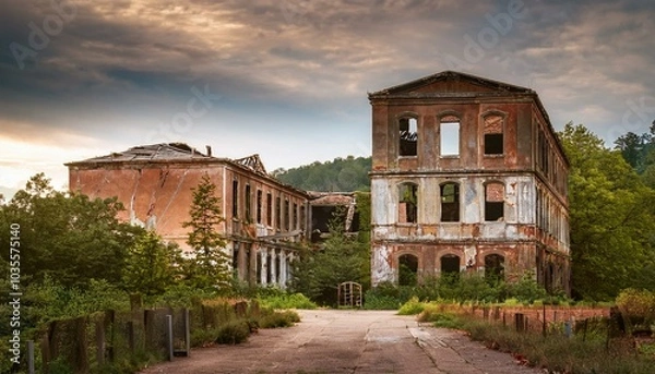 Fototapeta The Silence of Abandoned Spaces: A Study of Forgotten Places