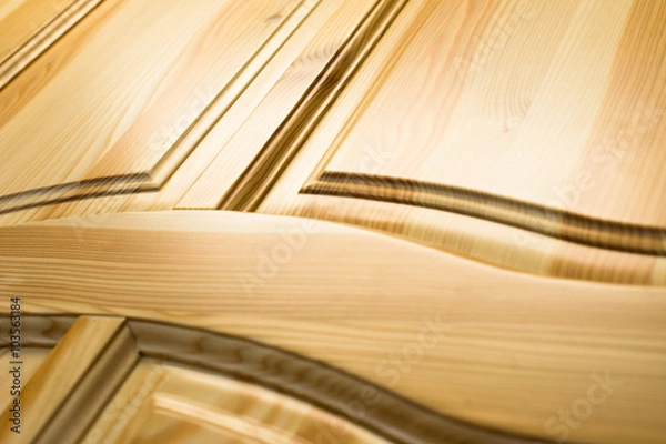 Obraz Wooden surface. Frame and panel construction