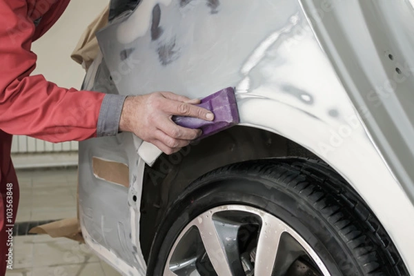 Obraz naprawa samochodów