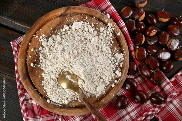 Obraz Farina di castagne