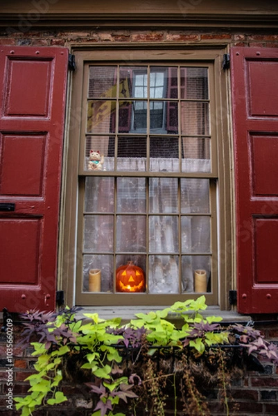 Fototapeta old house and window