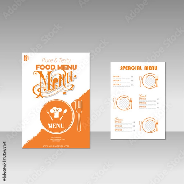 Obraz Best Menu Design