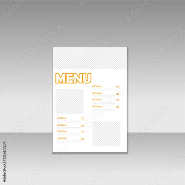 Obraz Best Menu Design