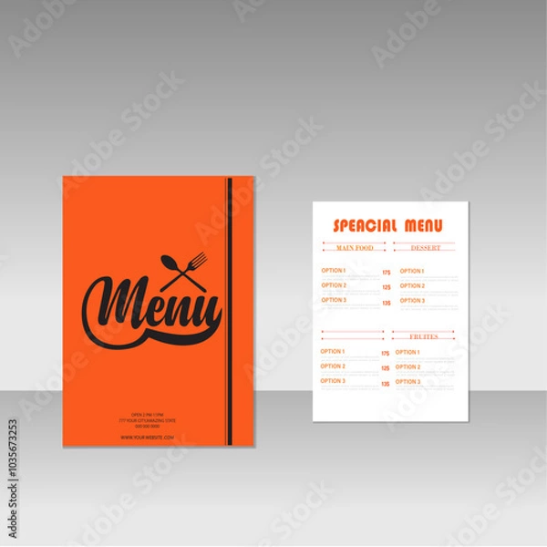 Obraz Best Menu Design