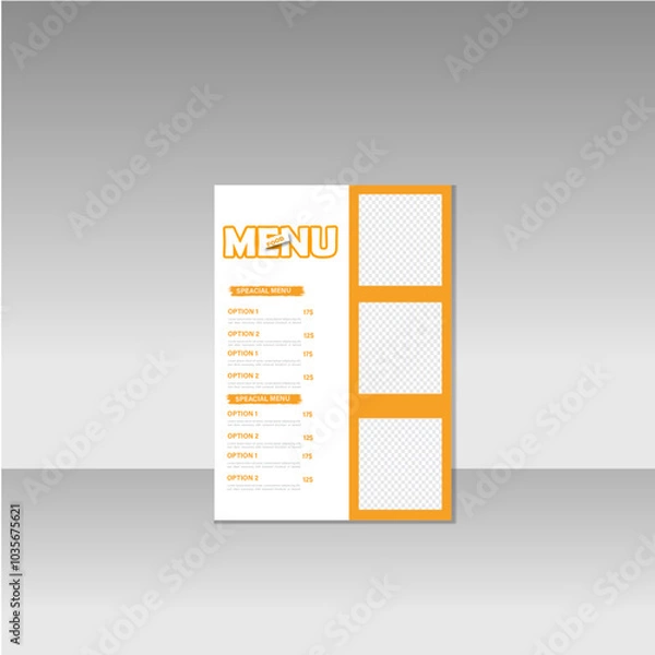 Obraz Best Menu Design