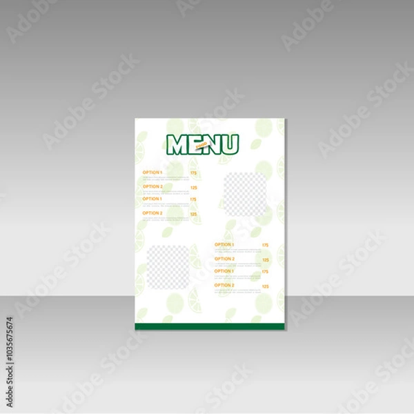 Obraz Best Menu Design