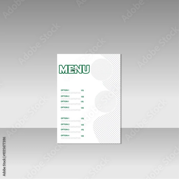 Obraz Best Menu Design
