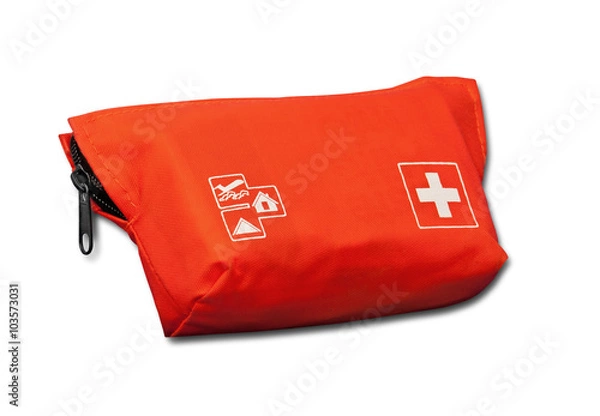 Obraz First aid kit for travel and holiday