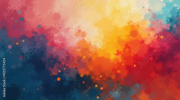 Fototapeta Vibrant Multi-Color Abstract Background with Bold and Dynamic Texture for Creative Design, Wall Art, and Digital Projects