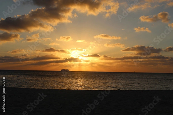 Obraz Cayman Islands Sunset