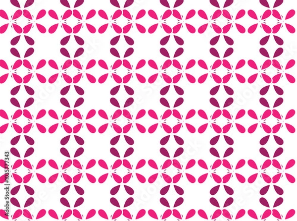 Fototapeta a pink and purple pattern with a pink and purple flower.