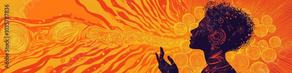 Fototapeta fire and flames