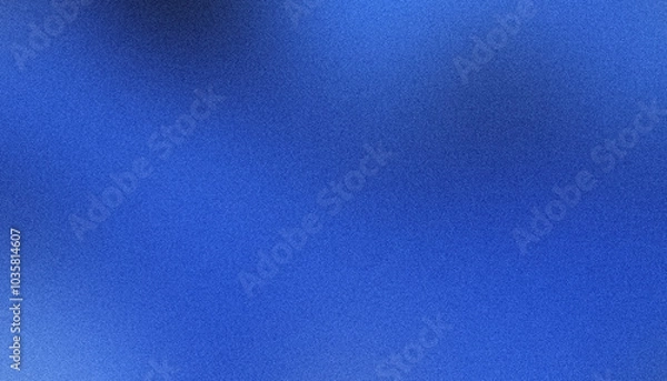 Fototapeta blue blurred gradient background with noise.