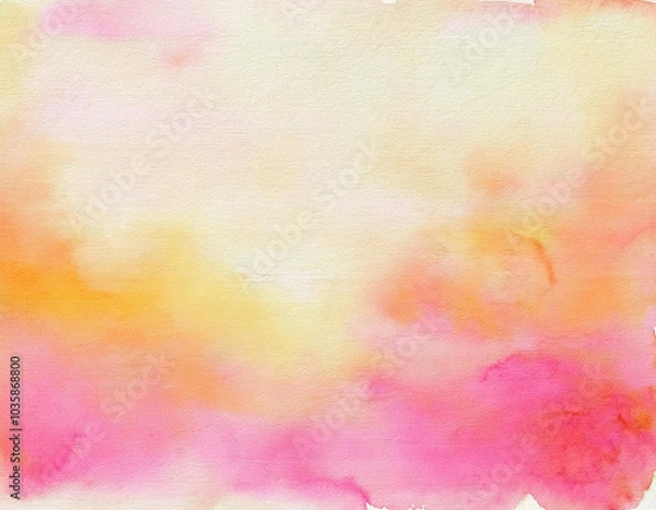 Fototapeta watercolor background with bold splashes of red
