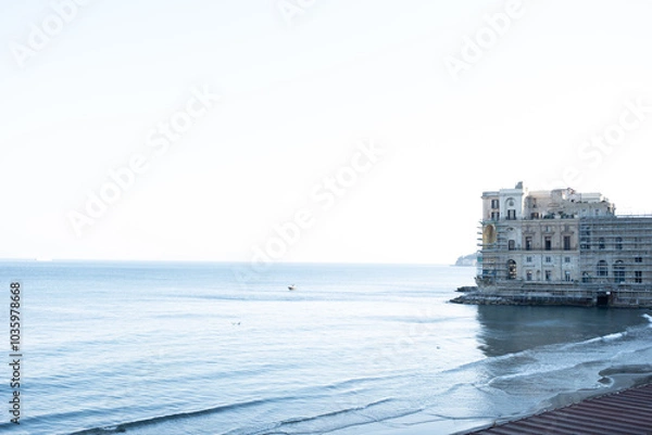 Obraz ship in the sea of Napoli