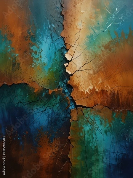 Obraz background with paint