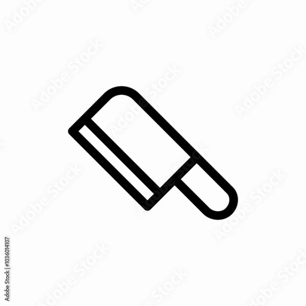 Obraz chief knife icon sign vector