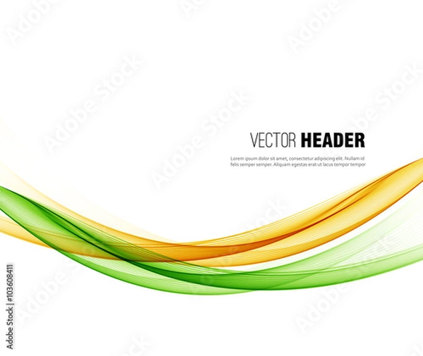 Fototapeta Abstract vector wave background