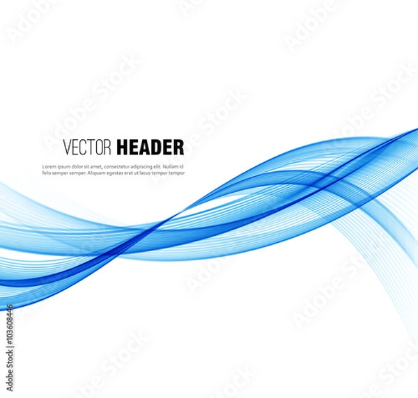 Fototapeta Abstract vector wave background