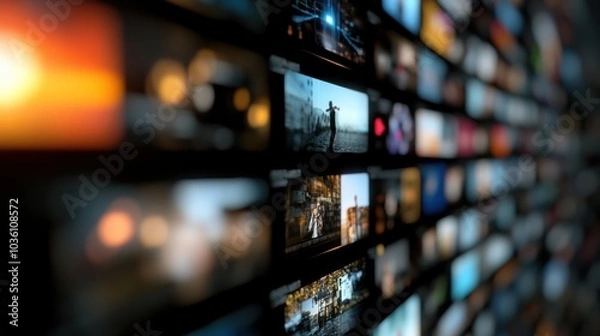 Obraz Digitales Content-Streaming in modernen Medien