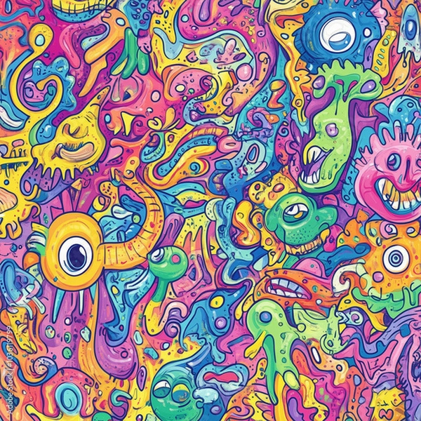 Obraz colorful Celebration Pattern Images illustrations