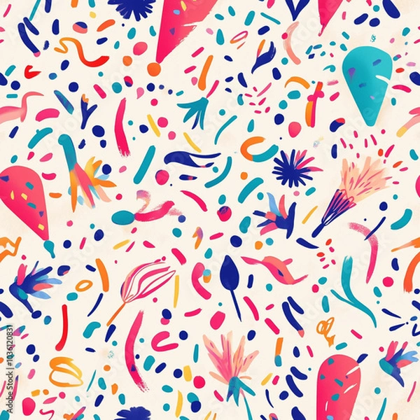 Obraz colorful Celebration Pattern Images illustrations
