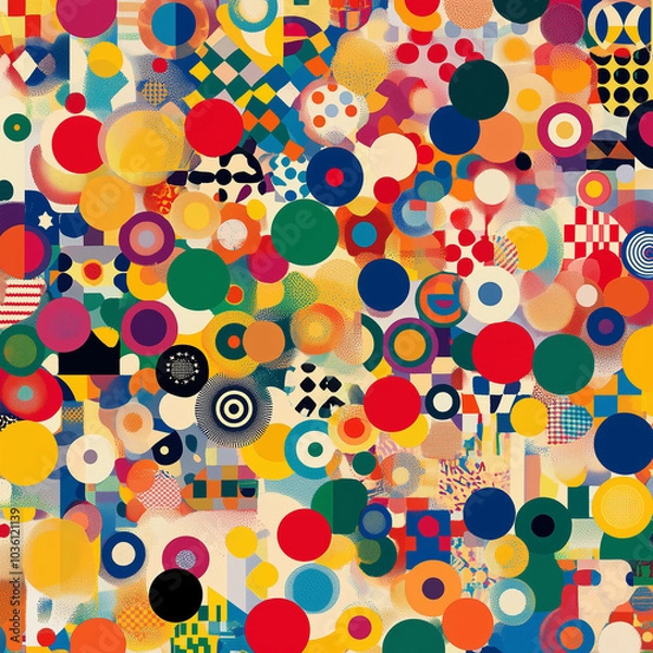 Obraz colorful Celebration Pattern Images illustrations