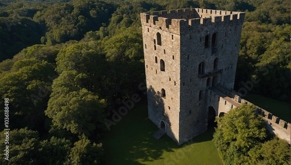 Fototapeta Archer tower legends echo through the ages