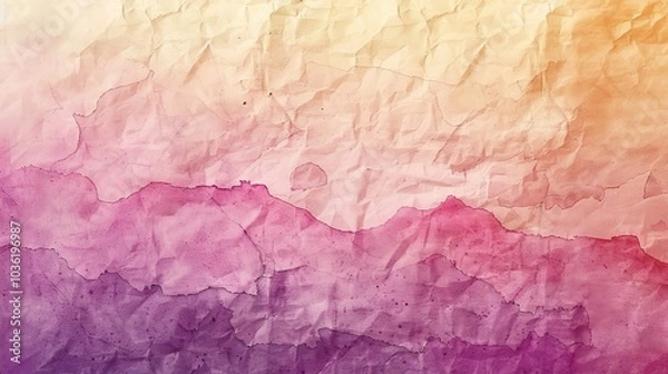 Fototapeta Vintage watercolor paper texture, faded and worn, with subtle blue and grey hues