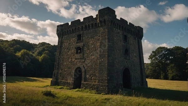Fototapeta The archer tower captivates visitors with its rich heritage and charm