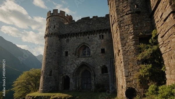 Fototapeta The archer tower captivates visitors with its stunning architecture